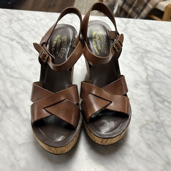 Kork Ease Bette Classic Wedge in Chocolate Brown Size 9 - Picture 2 of 11
